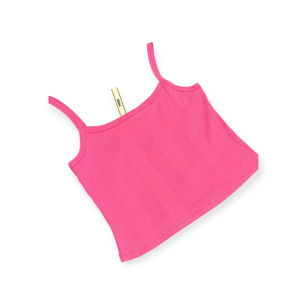Victoria's Secret PINK Super Soft Muti Rib Cami Tank Large Cute Comfy Brand New
